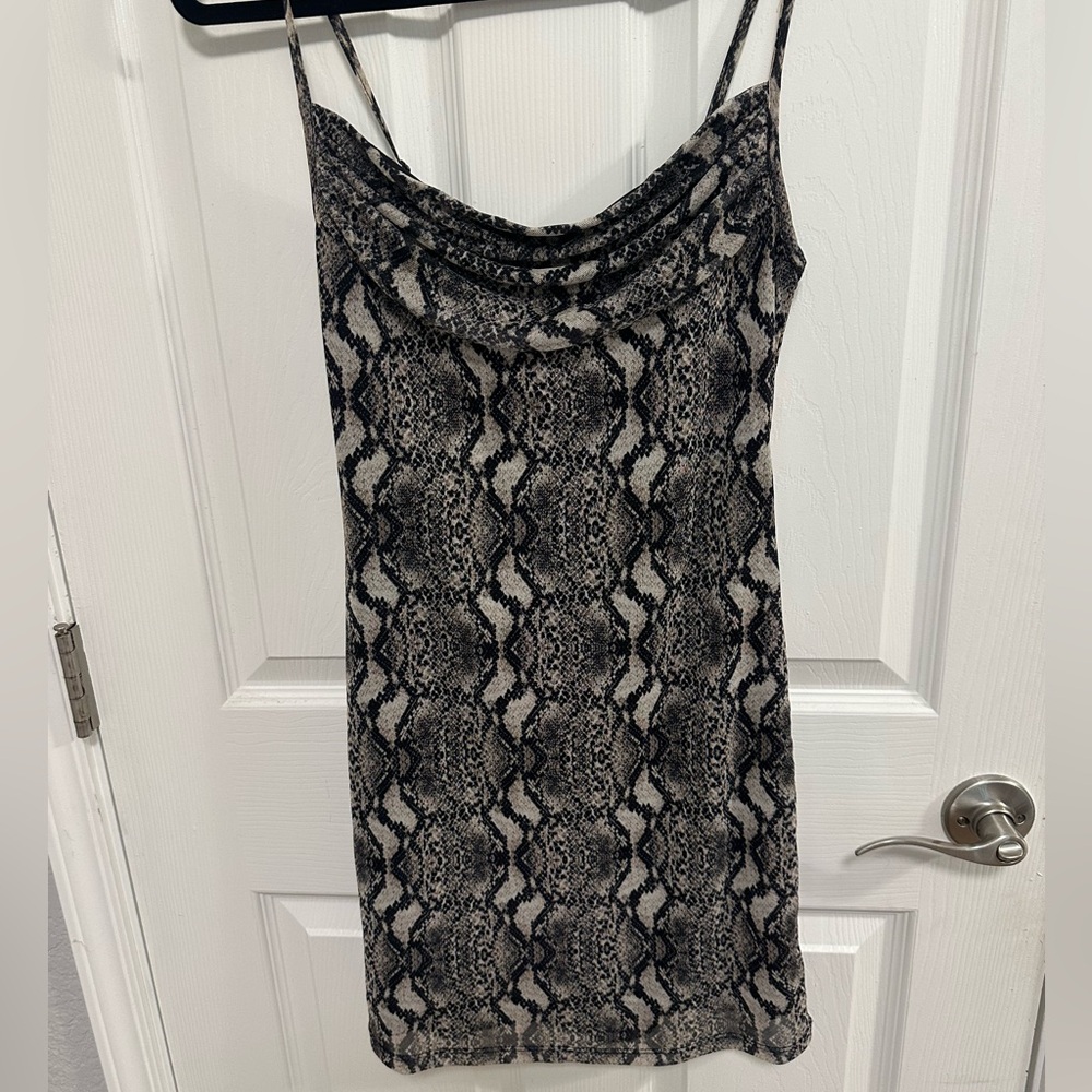 Snake skin dress
